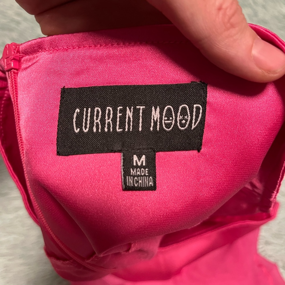 Dolls Kill Current Mood Hot Pink Mini Skirt - Picture 4 of 4